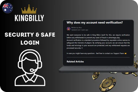Secure account verification screen
